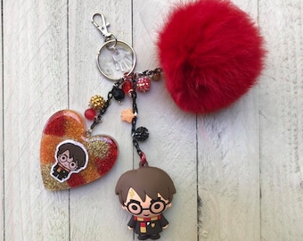 Harry Potter Inspired Purse Charm Keychain