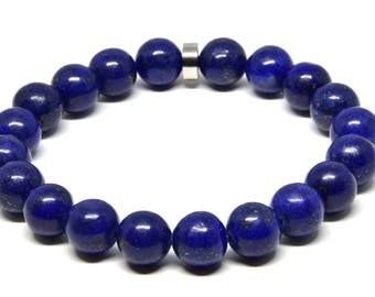 Genuine Lapis Lazuli Stretch Bracelet