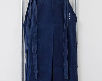 Vintage Japanese boro, kendo hakama , Indigo Dyed hakama , samursai , kimono , Kendo Wear
