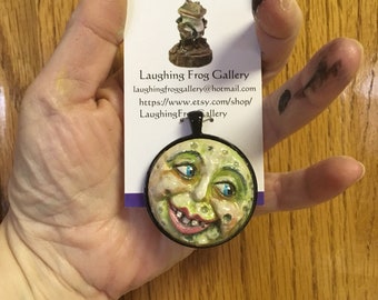 Happy Moon Pendant/Charm