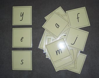 Lowercase Letter Cards