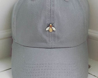 Queen Bee- Wasp Beehive Dad Hat- Custom monogram or embroidery offered!