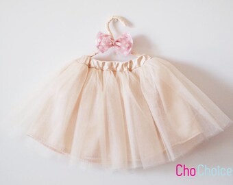 Jeune fille Tutu, Tutu enfant en bas âge, premier tutu d’anniversaire de bébé, Tutu Ivoire, tutu d’anniversaire, tutu de fille de fleur