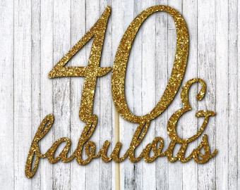 40th birthday cake | Etsy
