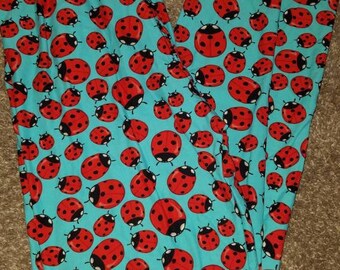Lady bug one size and plus known as tc leggings