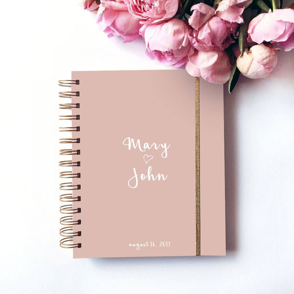 Wedding Planner Personalized Elegant Book Custom Wedding Planner Personalized Elegant Book Custom
