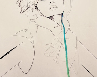 Envie - Fashion Illustration Art Print