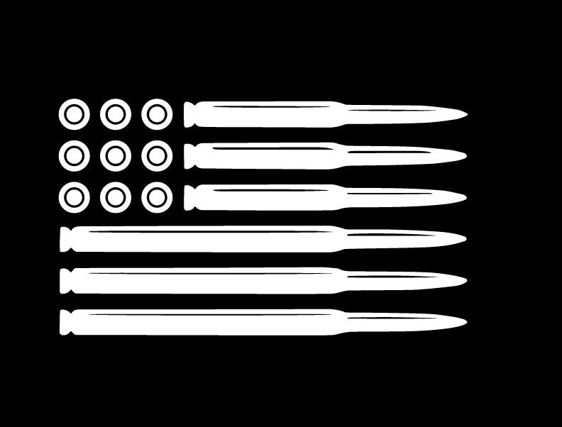 Download Bullet American flag decal ammo flag vinyl decal second 2nd