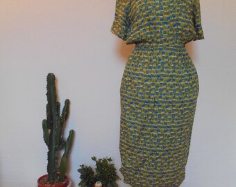 Vintage 1980s 40s style retro print