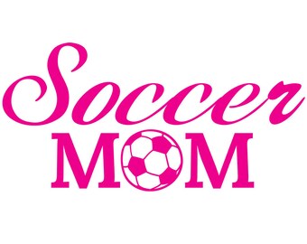 Soccer Mom Sticker / Soccer Mom Decal for Yeti Tumbler / Soccer Mom Car Sticker / Sports Mom