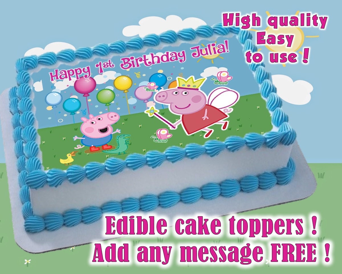 Peppa Pig Cake Toppers Canada Peppa Pig Cake Toppers Canada