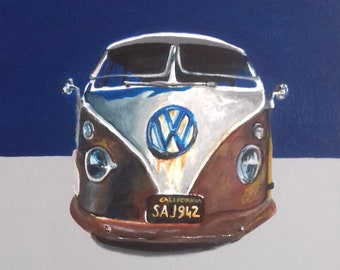 Painting Volkswagen van / Wall decoration
