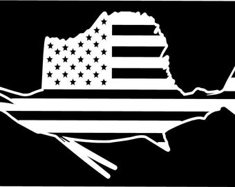 Download Flag fishing decal | Etsy