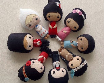 International Dolls pdf Patterns - You Choose Two