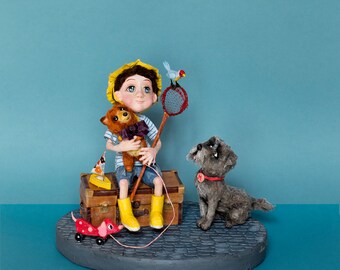 Sculpture en papier mâché, "La grande aventure"
