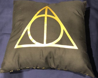 Harry Potter Deathly Hallows Pillow