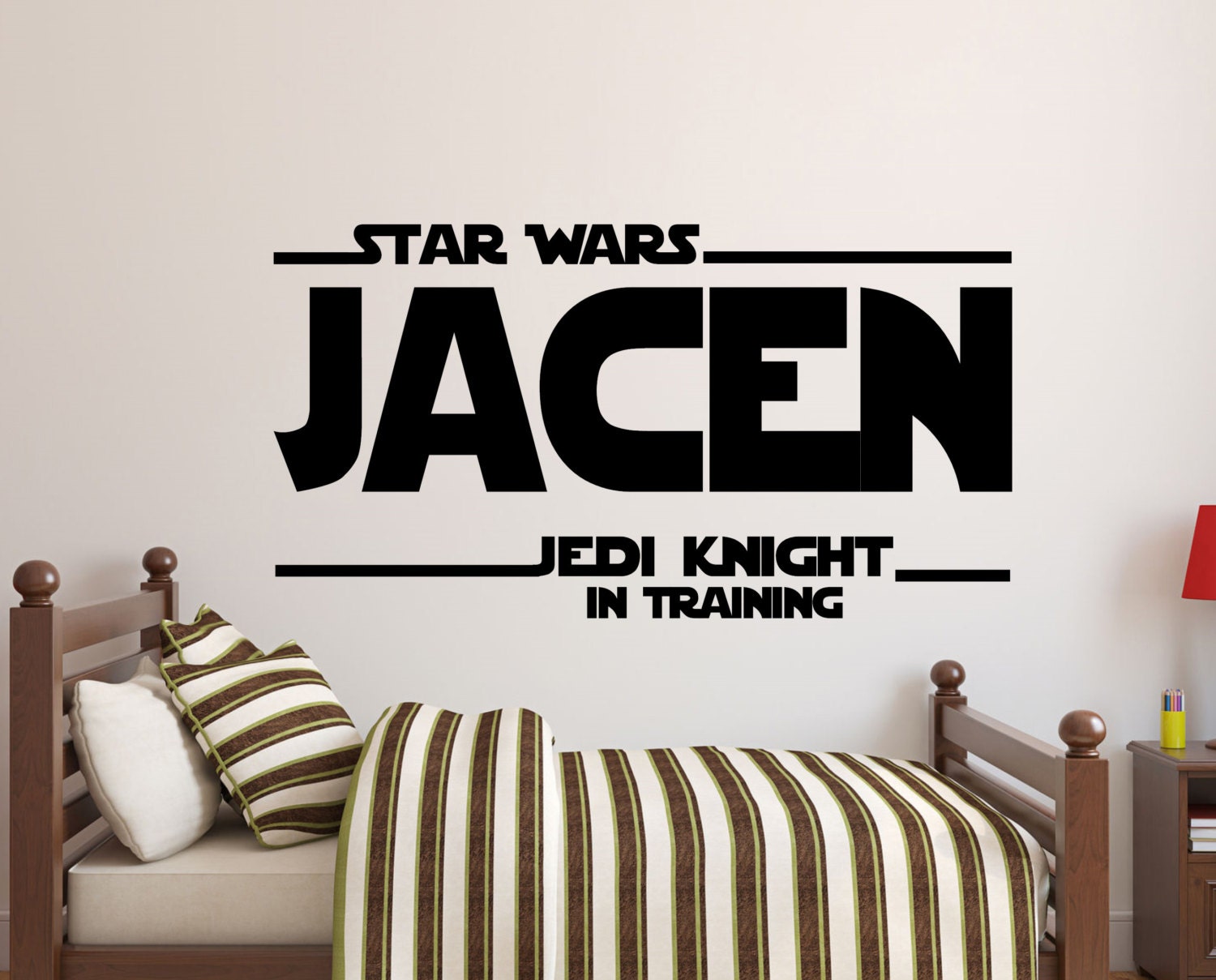 Star Wars Wall DecalsJedi Knight in Training Name DecalStar