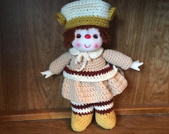 Ginger Cookie Crochet Doll