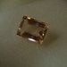 Morganite 16 x 12 mm Rectangular Baguette Cut REAL Triplet Gemstone Weighs 11.95 Cts-BEAUTIFUL COLOR & Perfect Clarity-Triplet Quartz Gem
