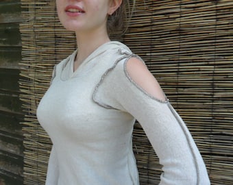 Split Sleeve Pixie Top