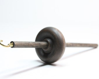 Ebony Mini Drop Spindle - Top Whorl or Bottom Whorl - Great For On The Go Spinning