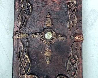Custom journal ,spell book,handmade book cover,personalized journal,made to order