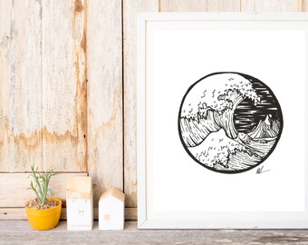 Wave Off Kanagawa Artwork