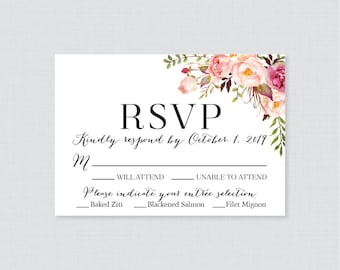 rsvp wedding response