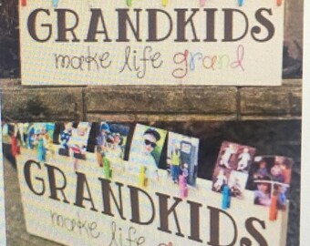 Customized board to hang pictures on