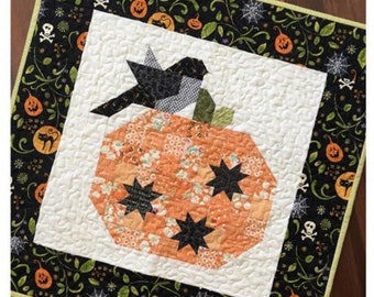 New! THE PATTERN BASKET (Quilt Pattern): "Pumpkin Season" - Design by Margot Languedoc