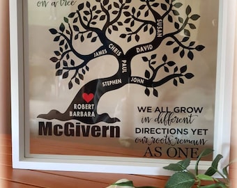 Personalised Family Tree Frame