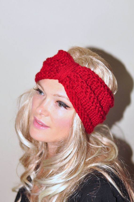 Turban Headband Crochet Head wrap Knit ear warmer Earwarmer