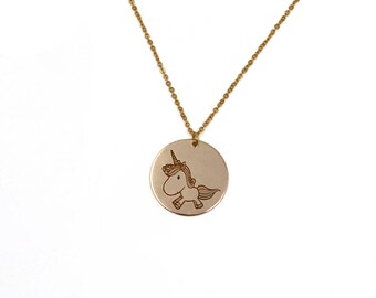 Unicorn Necklace - Sterling Silver Tiny Unicorn Necklace - Unicorn Lover Gift - Unicorn Jewelry - Unicorn Birthday - Girls Unicorn Pendant
