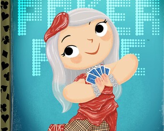 My Little Poker Face - 8x10 PRINT