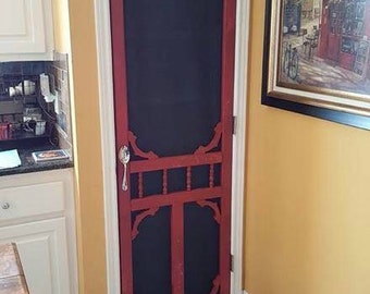 Decorative screen doors