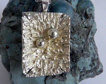 Alf Halldin vintage silvered pewter necklace Swedish modernist jewelry Design Modernist Brutalist. TM