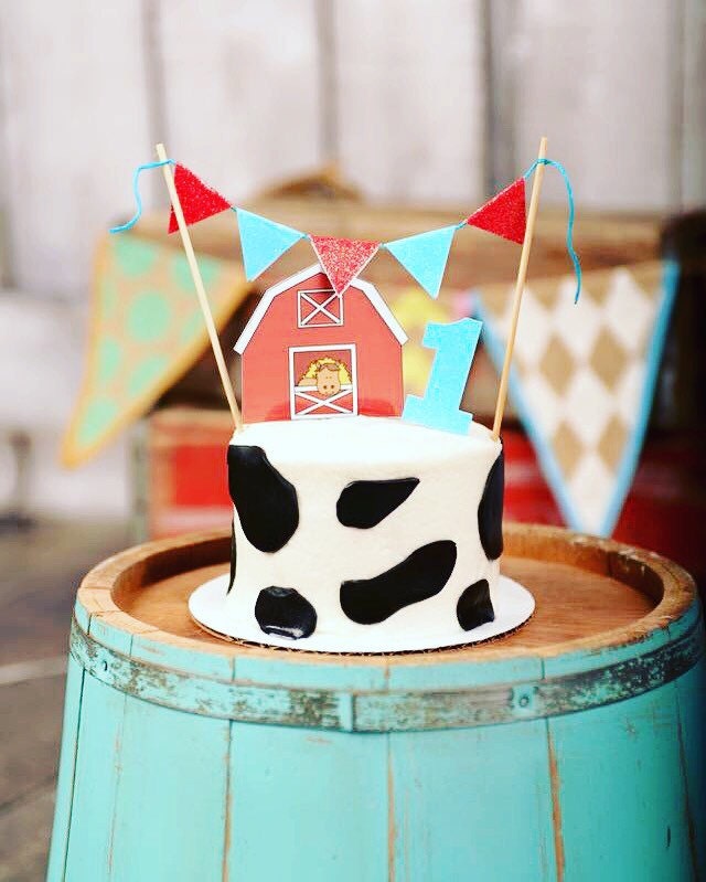 Barnyard Cake Topper farm cake topper animal cake topper