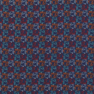 76051 -1/2 yard of Valori Wells Bridgette Lane - Ellie in Blueberry