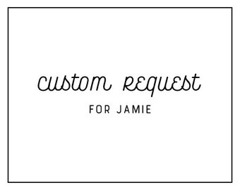 Custom Sash Request for Jamie