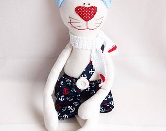 Stuffed animal, stuffed animal cat "Tommi"