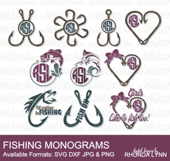 Free Free 226 Fishing Monogram Svg SVG PNG EPS DXF File