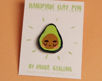 Avocado Pin/Badge/Brooch