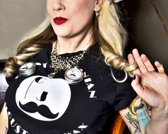 Count Justinian Moustache Wax T-Shirt