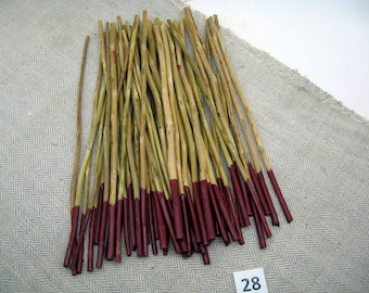 Dried yarrow stalks stems sticks achillee divination i ching 8 inches