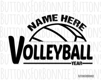 Download Volleyball svg file | Etsy