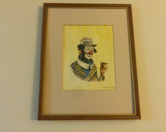 J.W. Powley ink and watercolor on paper