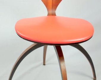 norman cherner for plycraft pretzel chair