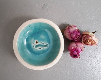 Ceramic Soap Dish sponge fish