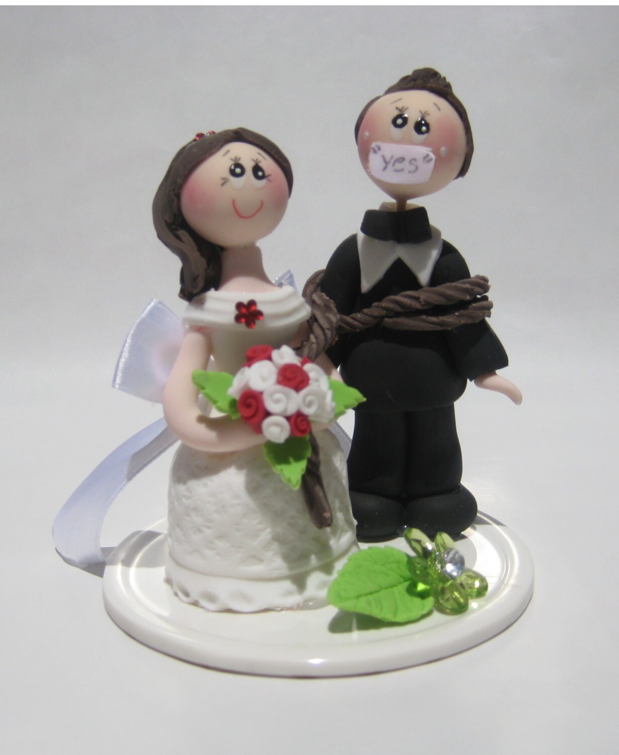 Wedding cake topper funny wedding cake topper cake topper