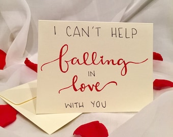 Falling In Love Card